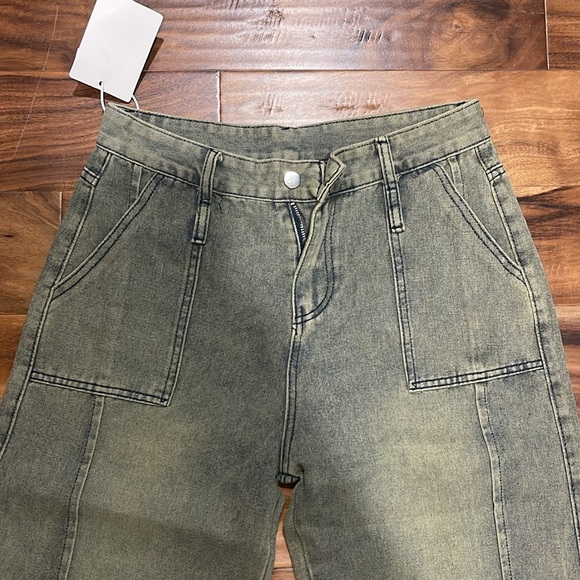 Jeans Stylish Wide-Leg Jeans size XL brand Yue Chen - Picture 2 of 8